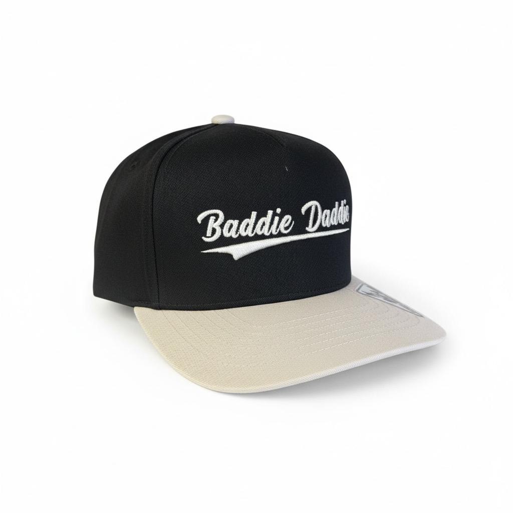 Black with Gray BD Stitch in Silver