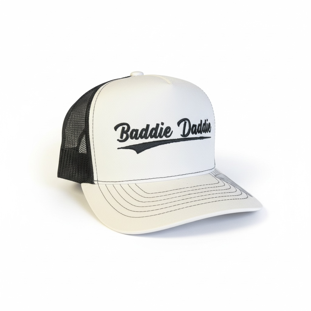 White and Black Mesh BD Stitch