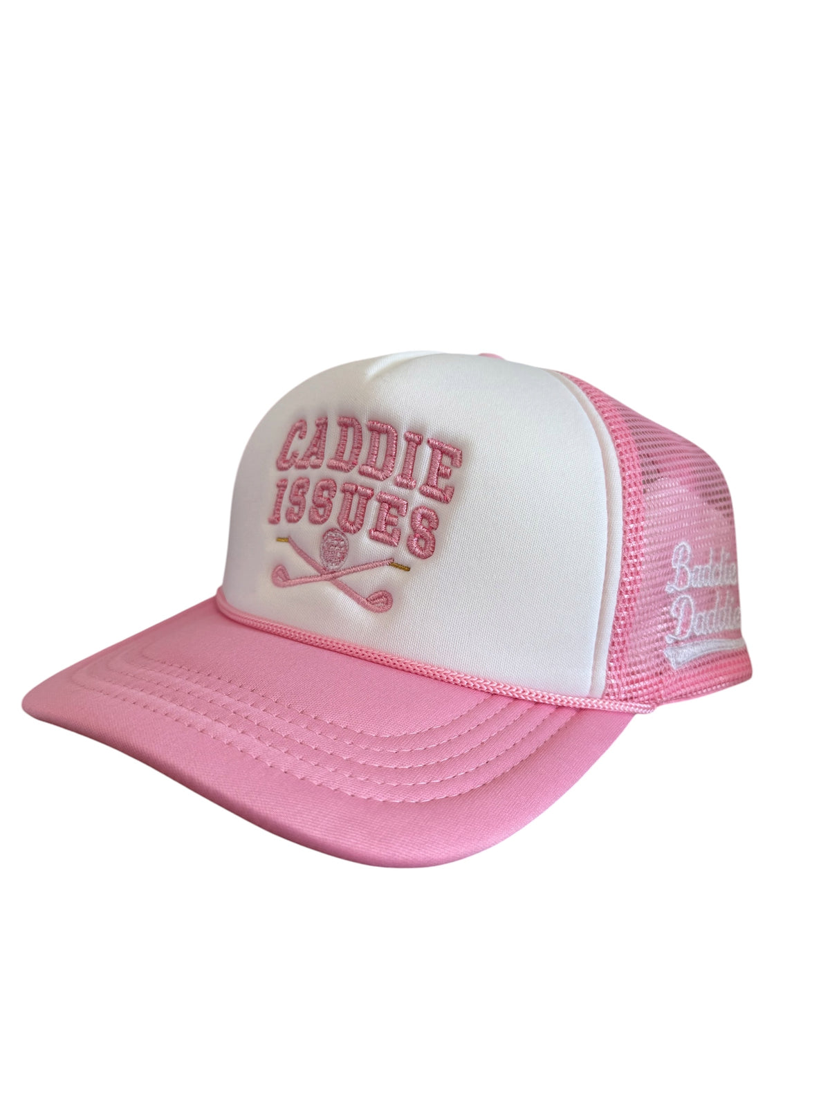 Pink & White CI Mesh with rope