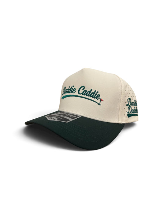 Off White & Green BC Laser Mesh