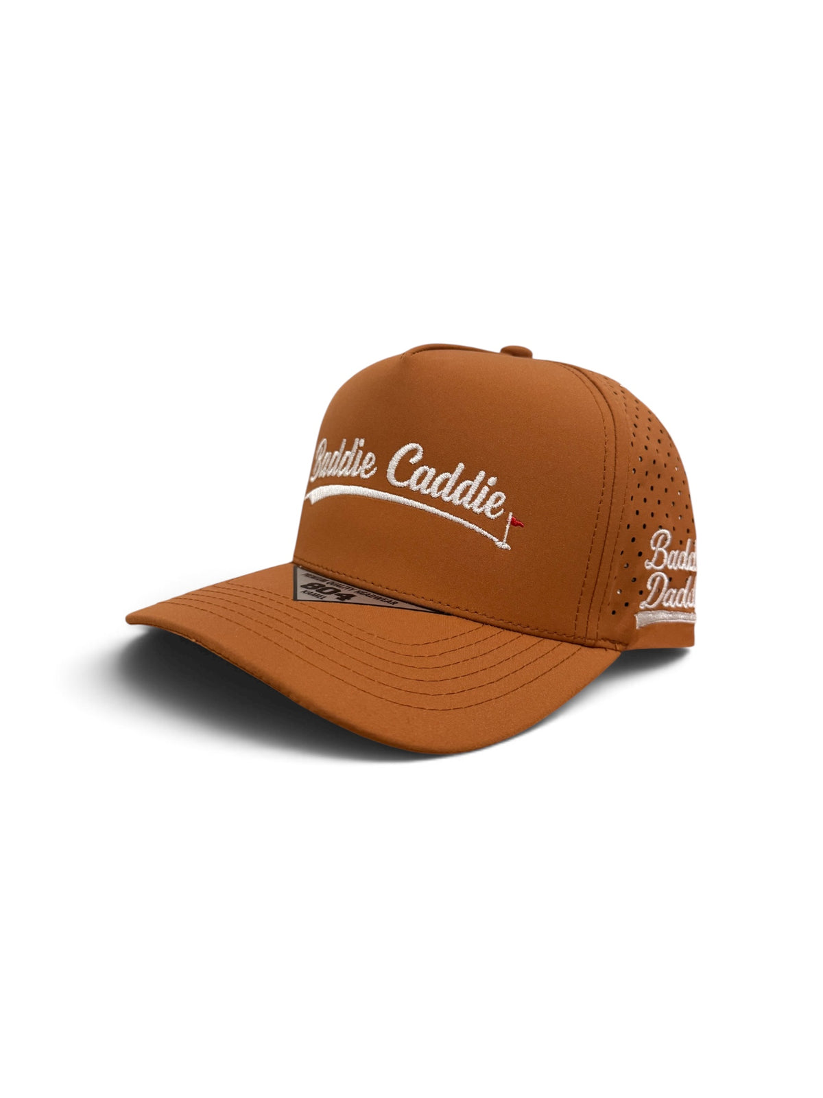 Burnt Orange & White BC Stitch Laser Mesh