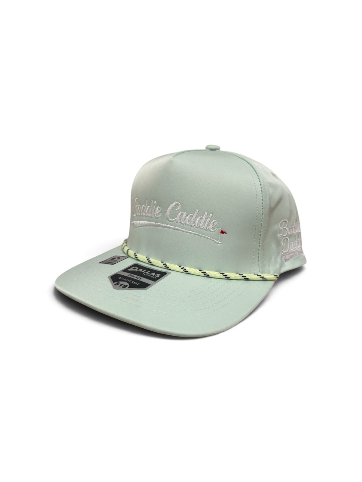 Mint & White BC Stitch with Rope