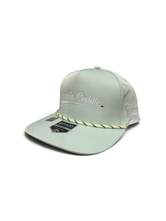 Mint & White BC Stitch with Rope