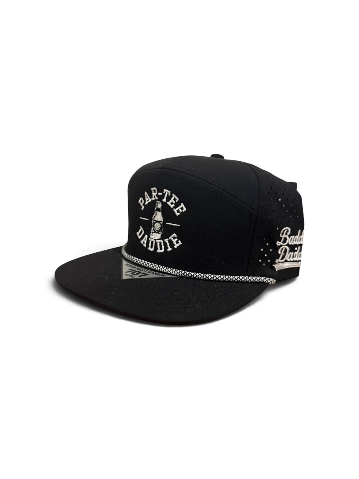 Black 7 panel & White PD Stitch with rope