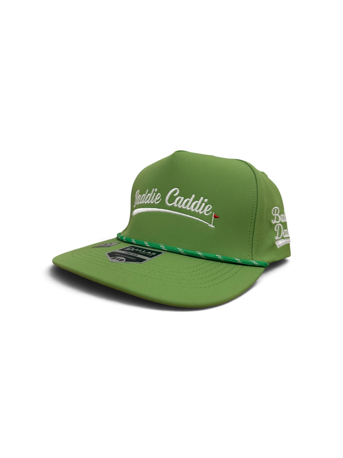 Green With White BC Stitch with rope