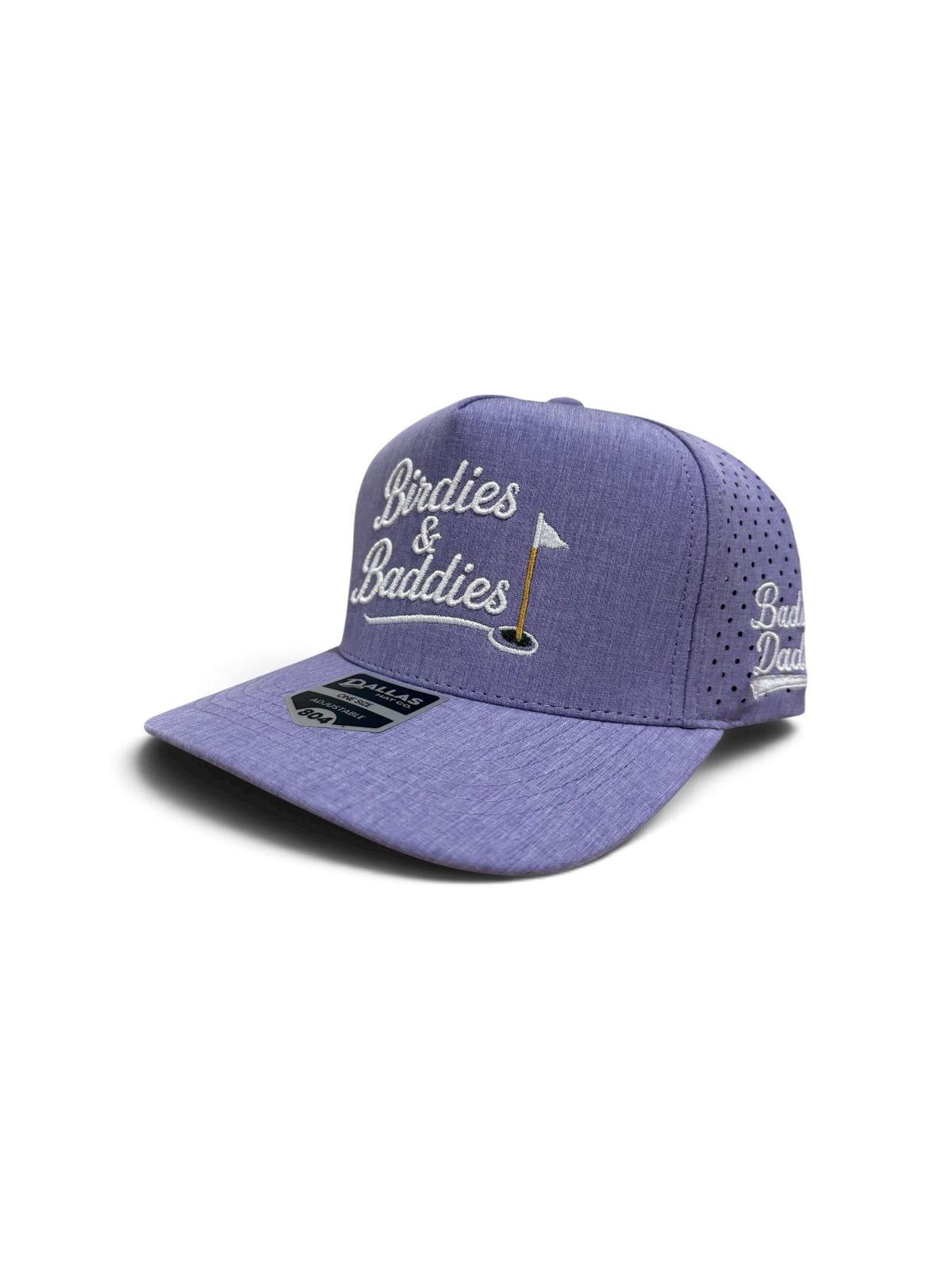 Purple B&B White Stitch