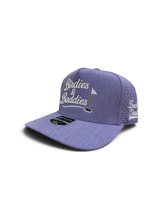Purple B&B White Stitch