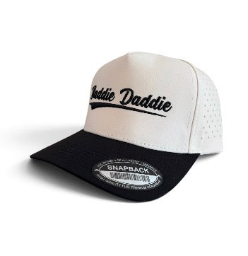 White and Black BD Stitch Laser Mesh