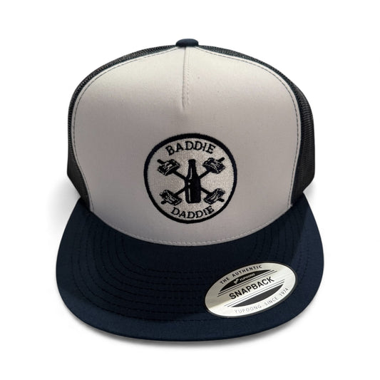 Navy and White BD Stitch Logo