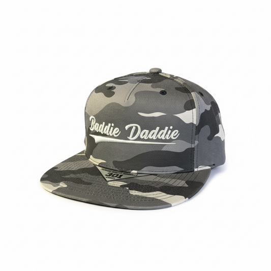Gray and Black Camo BD Stitch in Black