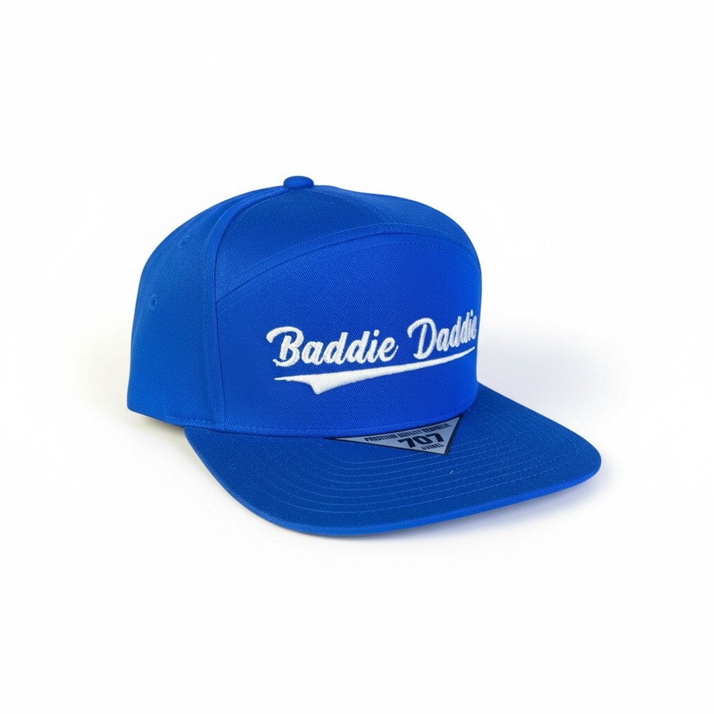 Royal Blue BD Stitch in White