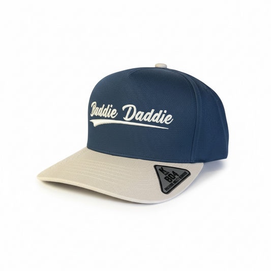 Navy and Silver BD Stitch in Silver