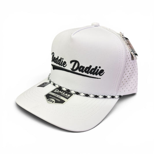 White with Black and White Rope Black BD Stitch